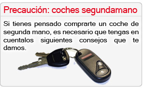 Precauci�n en la compra de un coche de segunda mano