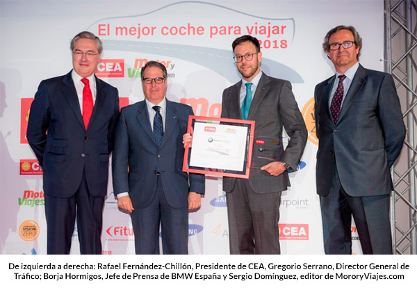 Premio El Mejor Coche para Viajar 2018