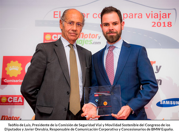 Premio El Mejor Coche para Viajar 2018 Premio El Mejor Coche para Viajar 2018