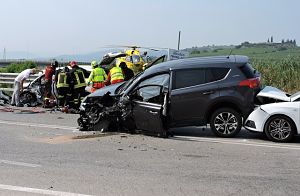 Cómo hay que actuar ante un accidente de tráfico