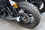 La presión de neumáticos en una moto