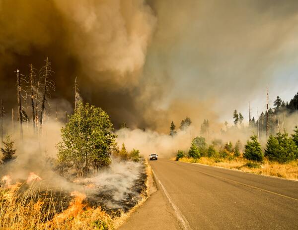 como reaccionar ante incendio al volante