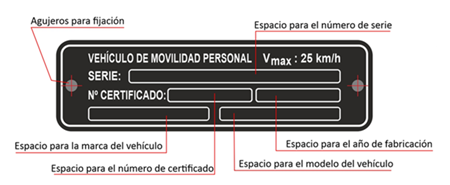 Certificado digital de inscripcion vehiculo movilidad personal