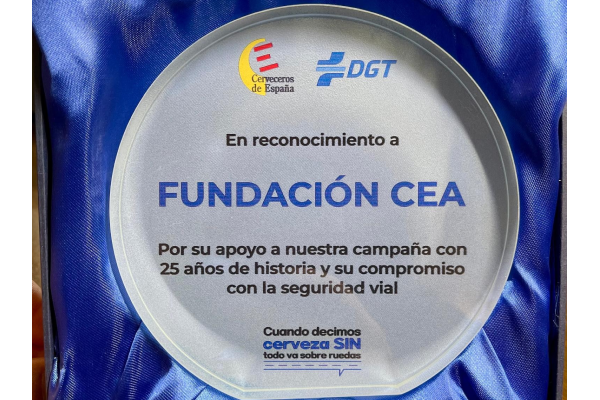 La Fundación CEA, reconocida por su compromiso con la seguridad vial La Fundación CEA, reconocida por su compromiso con la seguridad vial