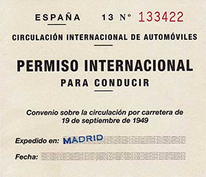Carnet de conducir internacional
